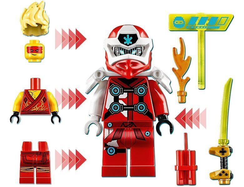 71714 LEGO® NINJAGO Kajaus avataras žaidimo kapsulė kaina ir informacija | Konstruktoriai ir kaladėlės | pigu.lt