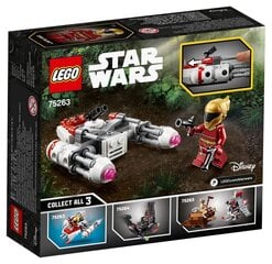 75263 LEGO® Star Wars Episode IX Истребитель сопротивления Y-Wing цена и информация | Конструкторы и кубики | pigu.lt