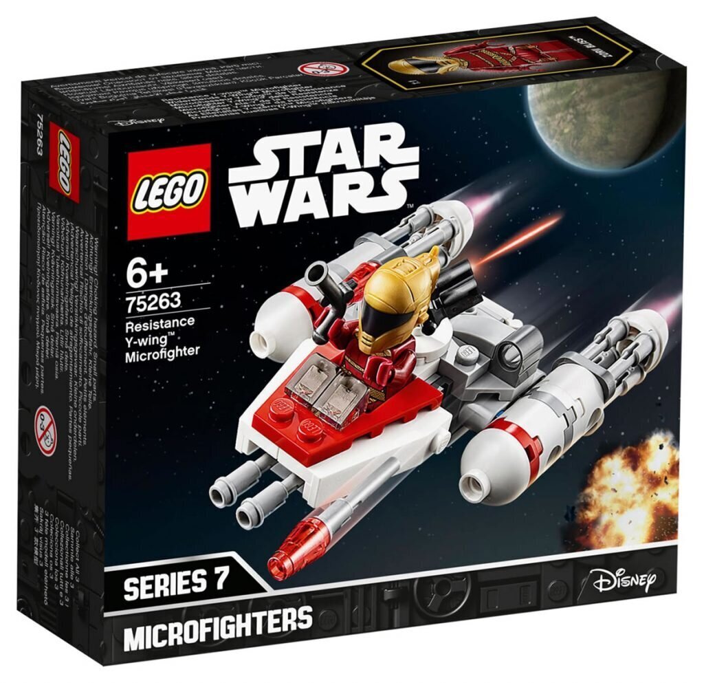 75263 LEGO® Star Wars Pasipriešinimo Y-Wing mažasis kovotojas kaina ir informacija | Konstruktoriai ir kaladėlės | pigu.lt