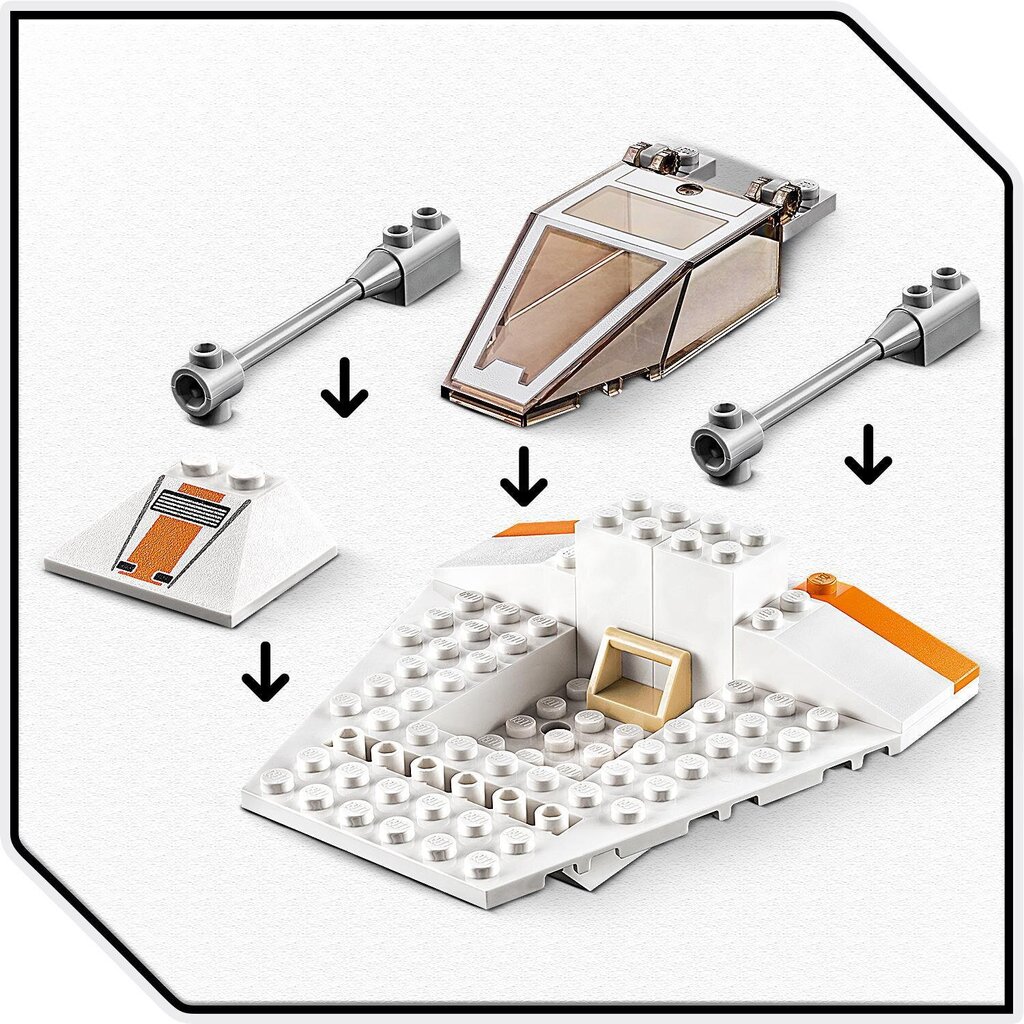 75268 LEGO® Star Wars Snowspeeder цена и информация | Konstruktoriai ir kaladėlės | pigu.lt