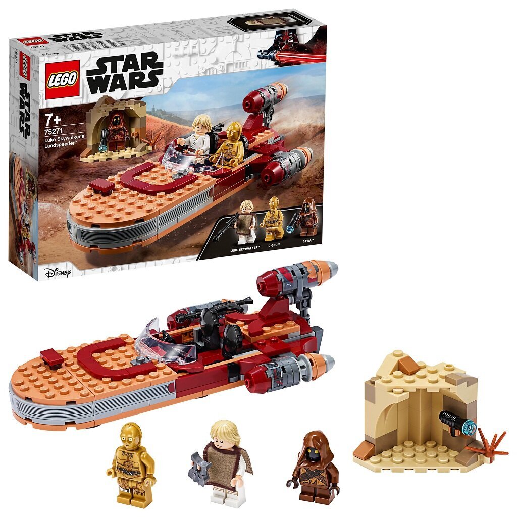 75271 LEGO® Star Wars Luke Skywalker Landspeeder цена и информация | Konstruktoriai ir kaladėlės | pigu.lt