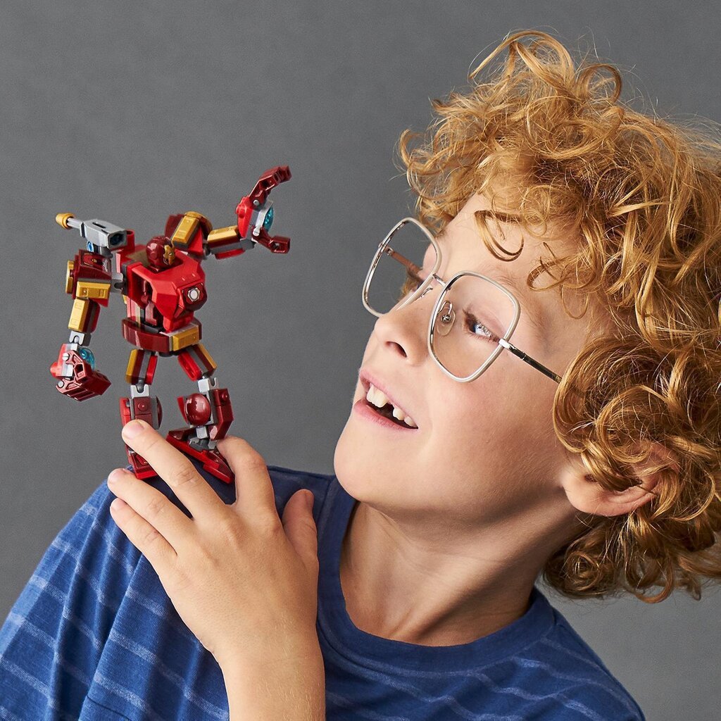 76140 LEGO® Super Heroes Geležinio žmogaus robotas kaina ir informacija | Konstruktoriai ir kaladėlės | pigu.lt