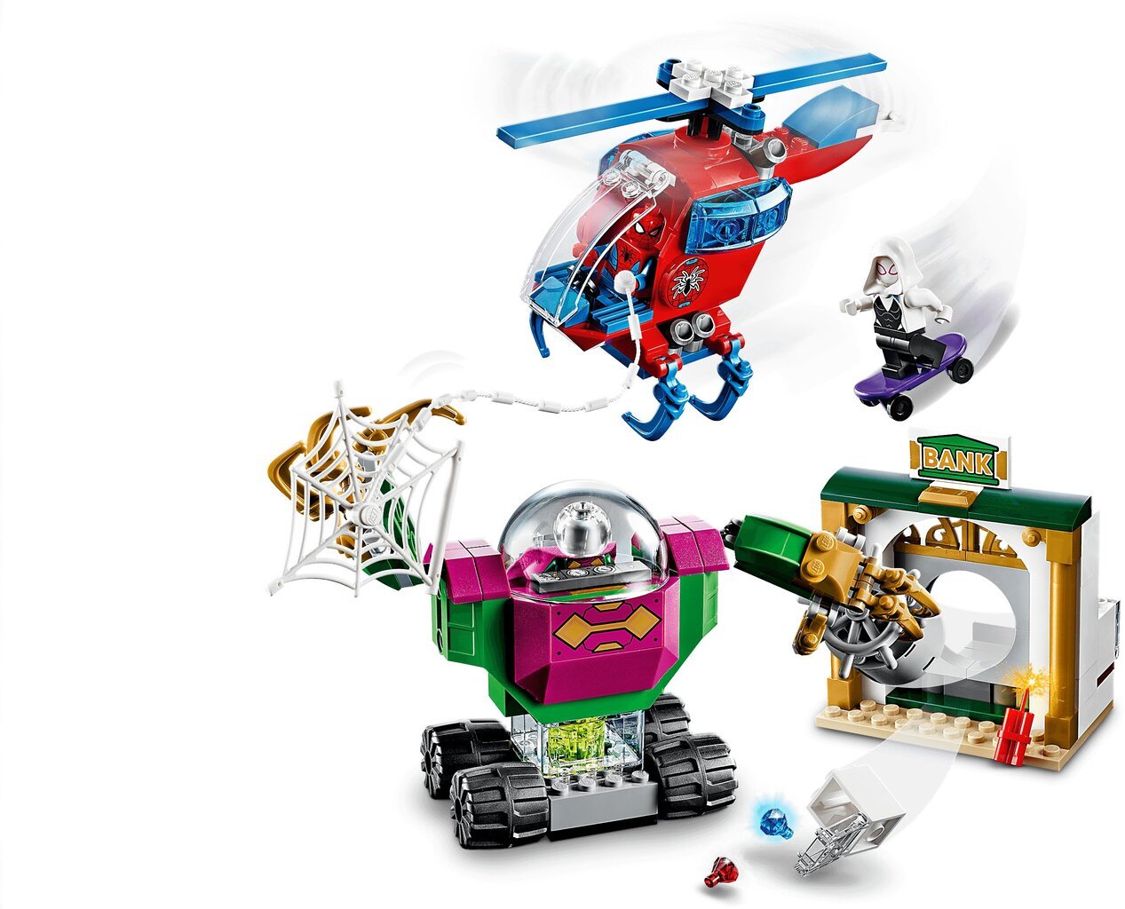 76149 LEGO® Super Heroes Misterijaus grėsmė kaina ir informacija | Konstruktoriai ir kaladėlės | pigu.lt