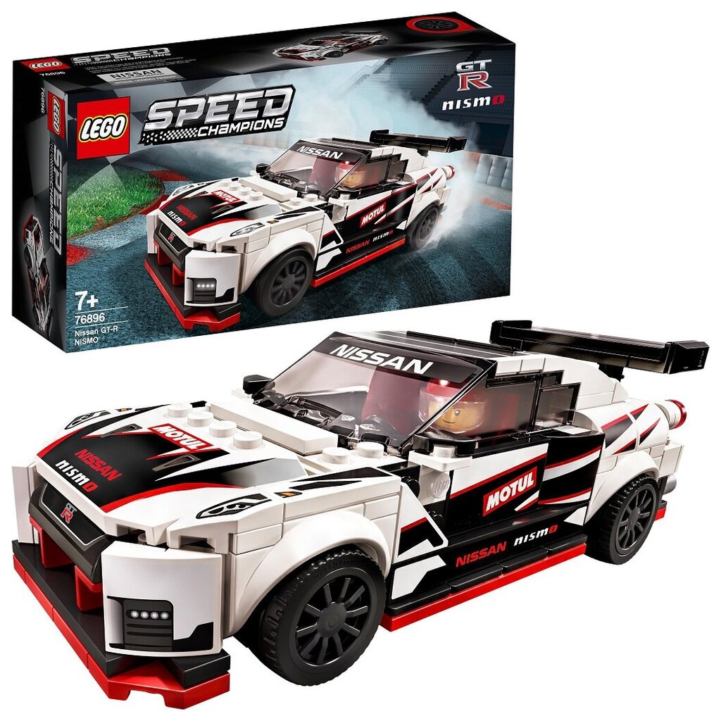 76896 LEGO® Speed Champions Nissan GT-R NISMO kaina ir informacija | Konstruktoriai ir kaladėlės | pigu.lt