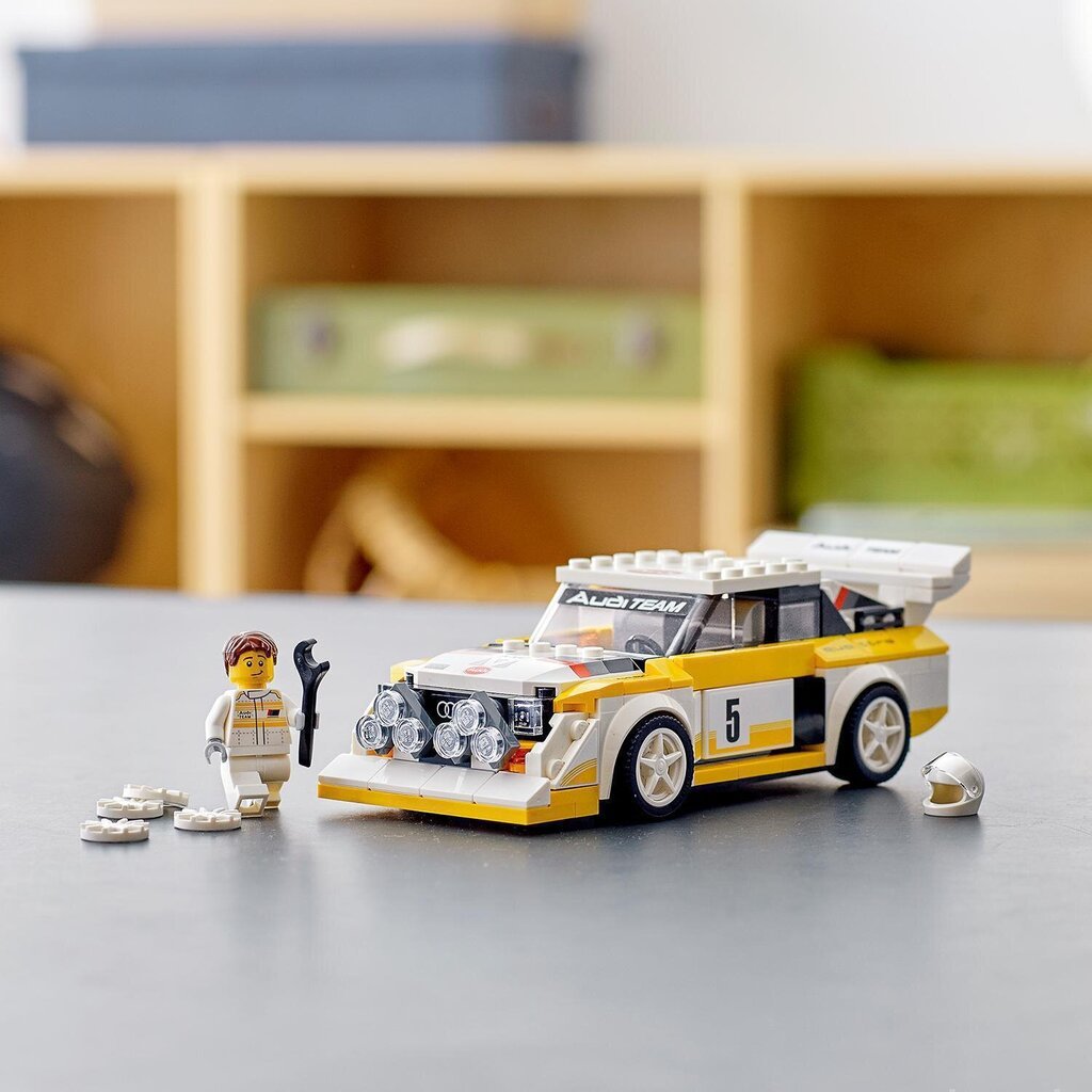 76897 LEGO® Speed Champions 1985 Audi Sport quattro S1 kaina ir informacija | Konstruktoriai ir kaladėlės | pigu.lt