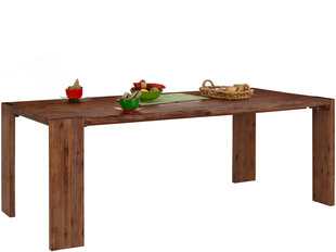 Stalas Notio Living Marion 240, rudas kaina ir informacija | Virtuvės ir valgomojo stalai, staliukai | pigu.lt