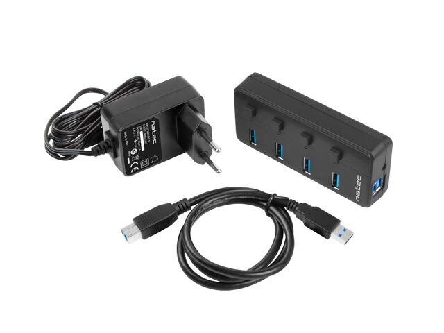 NATEC NHU-1557 kaina ir informacija | Adapteriai, USB šakotuvai | pigu.lt