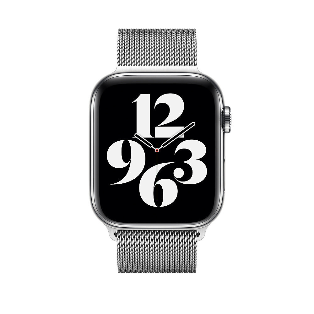 Apple Milanese Loop Silver kaina ir informacija | Išmaniųjų laikrodžių ir apyrankių priedai | pigu.lt