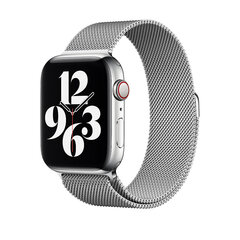 Apple Milanese Loop Silver цена и информация | Аксессуары для смарт-часов и браслетов | pigu.lt