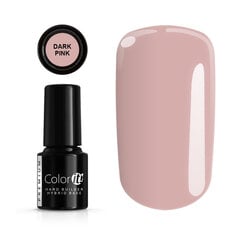 Hibridinis gelinis nagų lakas Silcare Color It 6 g, Dark Pink цена и информация | Лаки, укрепители для ногтей | pigu.lt