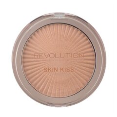 Spindesį suteikianti priemonė Makeup Revolution London Skin Kiss Highlighter 14 g цена и информация | Бронзеры (бронзаторы), румяна | pigu.lt