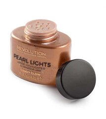 Придающая сияние рассыпная пудра Makeup Revolution London Pearl Lights Loose Highlighter 42 г цена и информация | Бронзеры (бронзаторы), румяна | pigu.lt