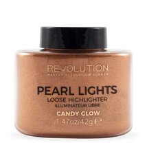 Придающая сияние рассыпная пудра Makeup Revolution London Pearl Lights Loose Highlighter 42 г цена и информация | Бронзеры (бронзаторы), румяна | pigu.lt