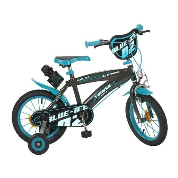 Vaikiškas dviratis Toymsa 14", mėlynas kaina ir informacija | Dviračiai | pigu.lt