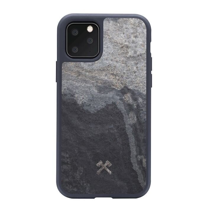 Woodcessories Stone Edition, skirtas iPhone 11 Pro Max, camo gray (sto063) kaina ir informacija | Telefono dėklai | pigu.lt