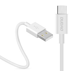 Кабель для зарядки данных Dudao USB / USB Type C 3A 1 м, белый (L1T) цена и информация | Кабели для телефонов | pigu.lt