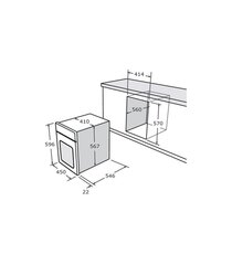 Berk BO-743EM IX/S kaina ir informacija | Berk Buitinė technika ir elektronika | pigu.lt