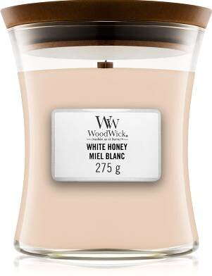 WoodWick kvapioji žvakė White Honey, 275 g цена и информация | Žvakės, Žvakidės | pigu.lt