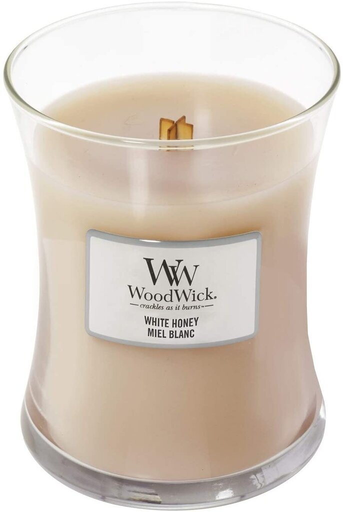 WoodWick kvapioji žvakė White Honey, 275 g kaina ir informacija | Žvakės, Žvakidės | pigu.lt