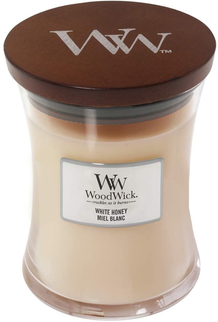 WoodWick kvapioji žvakė White Honey, 275 g kaina ir informacija | Žvakės, Žvakidės | pigu.lt