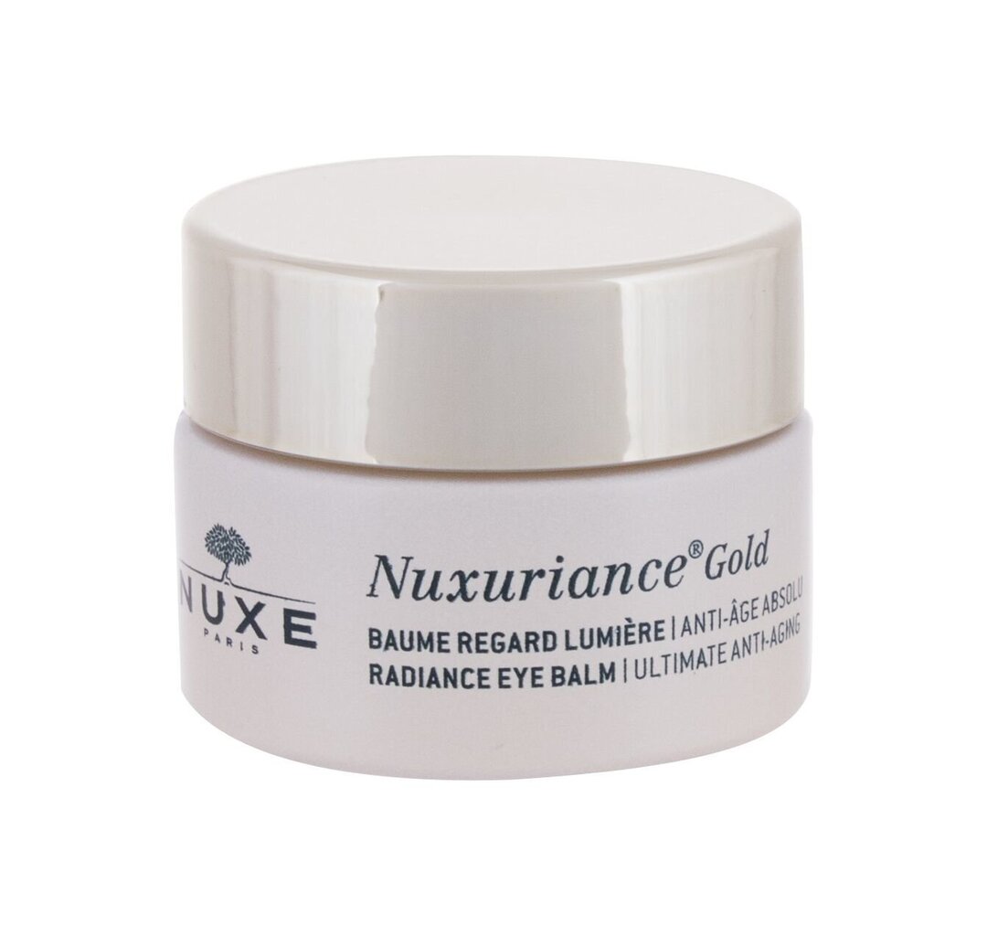 Akių kontūro balzamas Nuxe Nuxuriance Gold Radiance, 15 ml kaina ir informacija | Paakių kremai, serumai | pigu.lt