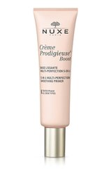 Tobulinamasis ir lyginamasis makiažo pagrindas „penki viename“ Nuxe Creme Prodigieuse Boost 5in1 Multi-perfection smoothing primer, 30 ml kaina ir informacija | Makiažo pagrindai, pudros | pigu.lt