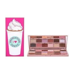 Палетка теней для век Makeup Revolution I love Revolution Tasty Coffee Eyeshadow Palette, 22 г цена и информация | Тушь, средства для роста ресниц, тени для век, карандаши для глаз | pigu.lt