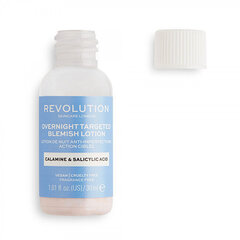 Veido losjonas Revolution Skincare Overnight Targeted, 30 ml kaina ir informacija | Veido prausikliai, valikliai | pigu.lt
