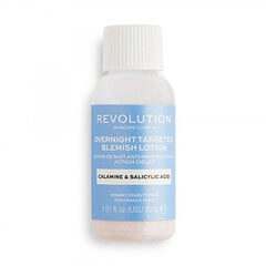 Veido losjonas Revolution Skincare Overnight Targeted, 30 ml kaina ir informacija | Veido prausikliai, valikliai | pigu.lt