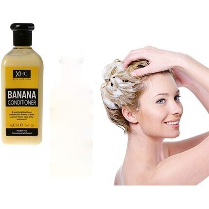 Maitinamasis kondicionierius XHC Banana Nourishing Conditioner, 400ml kaina ir informacija | Balzamai, kondicionieriai | pigu.lt