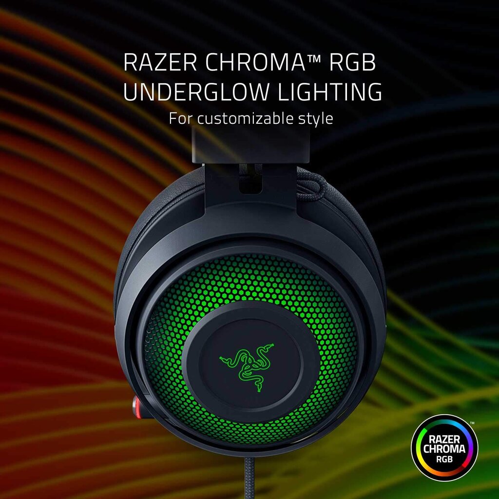 Razer Kraken Ultimate Black kaina ir informacija | Ausinės | pigu.lt