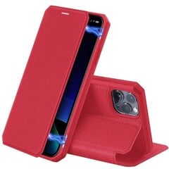 Dux Ducis Skin X Premium Atverčiamas dėklas telefonui Apple iPhone 11 Pro Max, Raudona kaina ir informacija | Telefono dėklai | pigu.lt