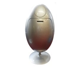 Мусорное ведро «Яйцо», 3 отсека по 25 л, цвет серебряный цена и информация | Мусорные баки | pigu.lt