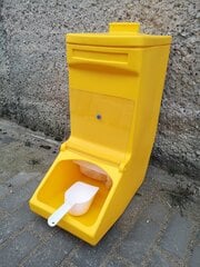 Ящик для песка/соли, цвет - желтый, 63 л цена и информация | Уличные контейнеры, контейнеры для компоста | pigu.lt