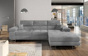 Мягкий угловой диван NORE Armando, светло-серый цена и информация | Угловые диваны | pigu.lt