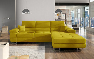 Мягкий угловой диван Armando, желтый цена и информация | Угловые диваны | pigu.lt