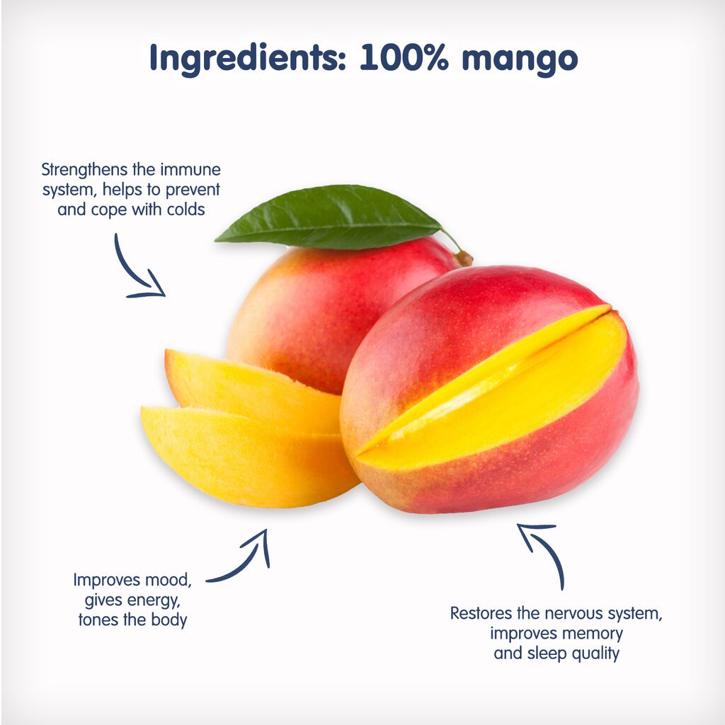 „Mango" ekologiška tyrelė FLEUR ALPINE, nuo 6 mėn., 90 g x 6 vnt цена и информация | Tyrelės | pigu.lt