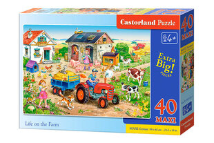 Пазл Жизнь на ферме Castorland, 40 деталей цена и информация | Пазлы | pigu.lt