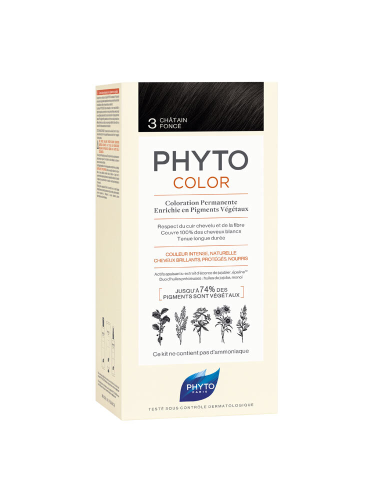 Plaukų dažai Phyto Color Nr.3.0 kaina ir informacija | Plaukų dažai | pigu.lt