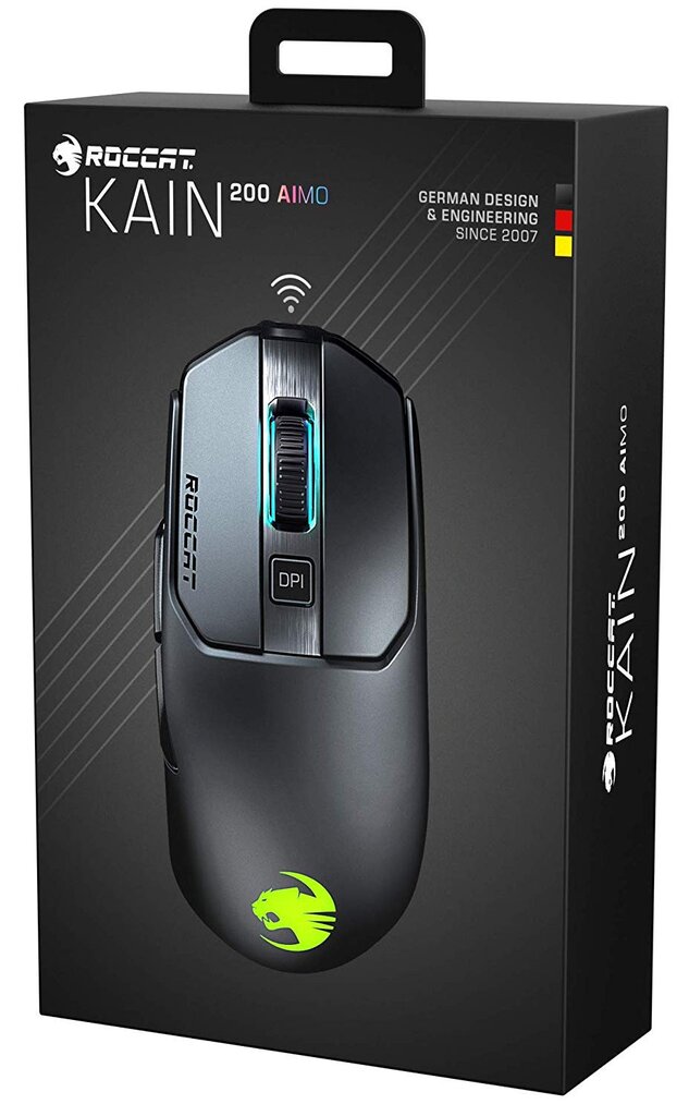 Roccat Kain 200 Aimo, juoda kaina ir informacija | Pelės | pigu.lt