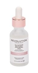 Drėkinamasis paakių serumas Makeup Revolution London Scincare 5% Caffeine + Hyaluronic Acid, 30 ml kaina ir informacija | Paakių kremai, serumai | pigu.lt