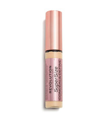 Skysta maskuojamoji priemonė Makeup Revolution London Conceal & Define 13 g, C8.5 kaina ir informacija | Makiažo pagrindai, pudros | pigu.lt