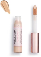 Maskuojamoji ir drėkinamoji skysta priemonė Makeup Revolution London Conceal & Hydrate 13 g, C6 kaina ir informacija | Makiažo pagrindai, pudros | pigu.lt