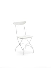 Складной стул, белый цена и информация | Садовые стулья, кресла, пуфы | pigu.lt