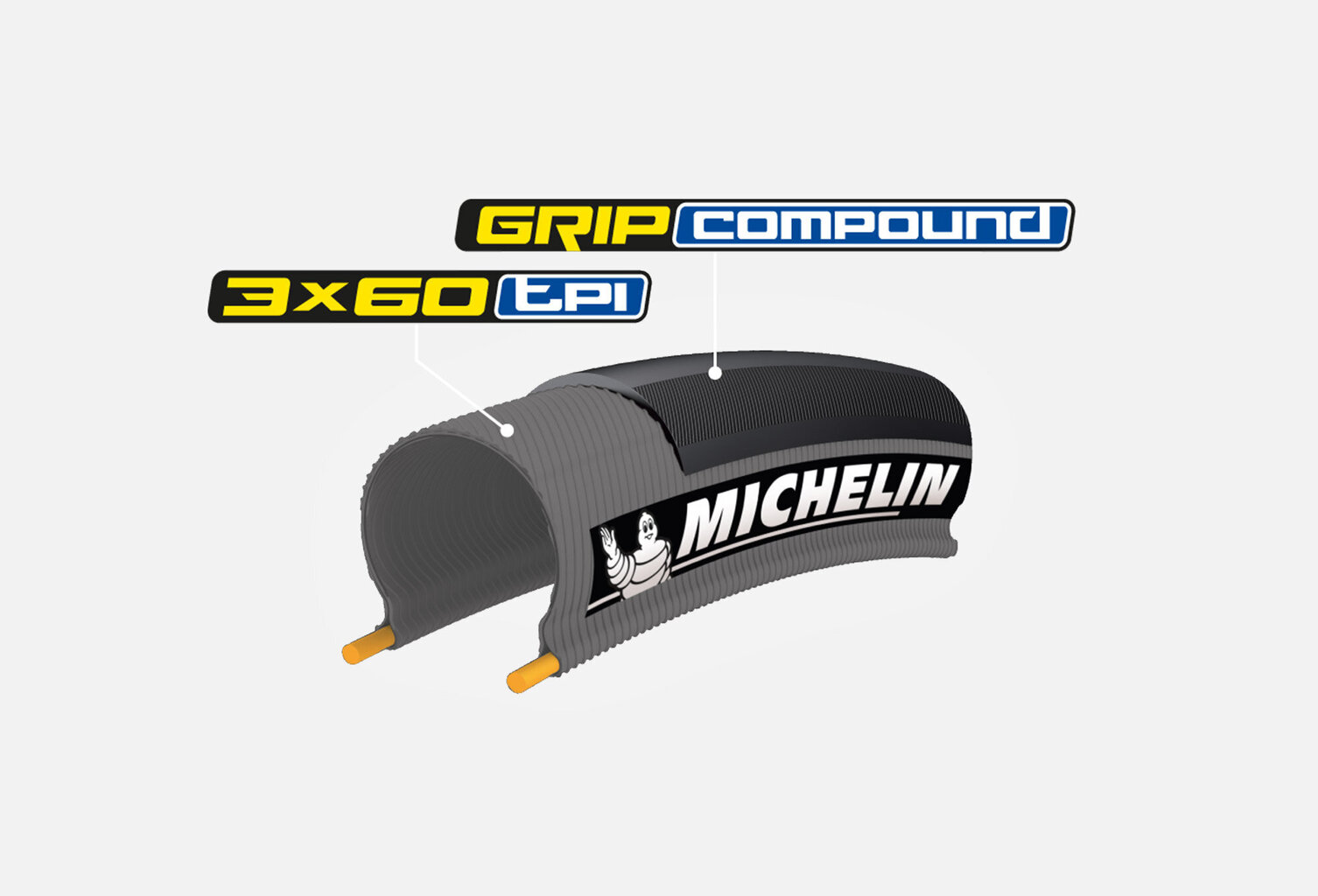 Велошина Michelin Lithion 2 V2 Black/Grey700x25 (25-622) цена | pigu.lt