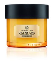 Gyvybingumo suteikiantis naktinis veido kremas The Body Shop Oils of Life 80 ml kaina ir informacija | Veido kremai | pigu.lt