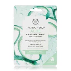 The Body Shop Aloe Calm Увлажняющая маска для лица 18 мл цена и информация | Маски для лица, патчи для глаз | pigu.lt
