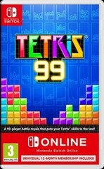 Tetris 99 + 12mėn Nintendo Switch Online narystė NSW kaina ir informacija | Kompiuteriniai žaidimai | pigu.lt