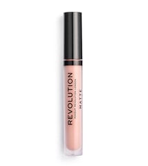 Skysti lūpų dažai Makeup Revolution London Matte 3 ml, 101 Piece Of Cake kaina ir informacija | Lūpų dažai, blizgiai, balzamai, vazelinai | pigu.lt