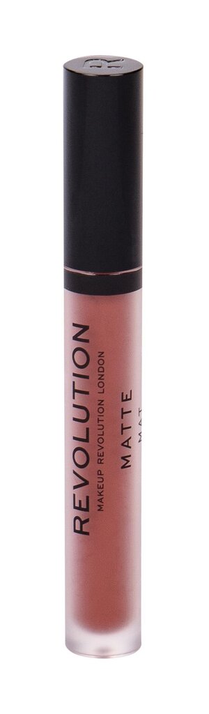 Matiniai, skysti lūpų dažai Makeup Revolution London Matte 3 ml, 124 Gone Rogue цена и информация | Lūpų dažai, blizgiai, balzamai, vazelinai | pigu.lt
